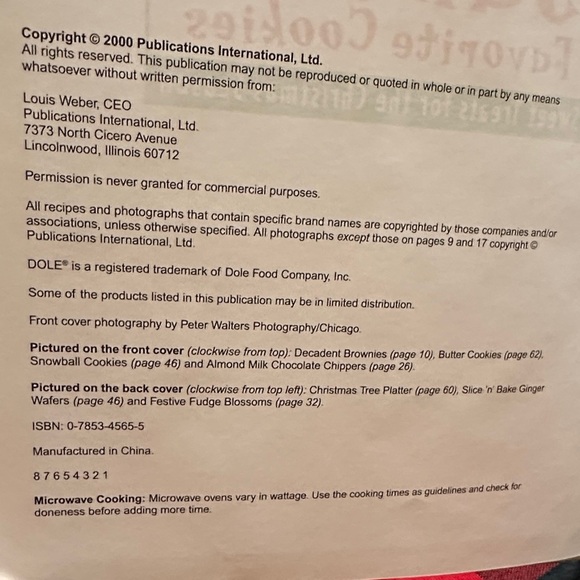 Santa's Favorite Cookies Book - Picture 3 of 7